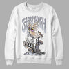 Jordan 4 Retro Frozen Moments DopeSkill Sweatshirt Stay High Graphic Streetwear - White 