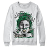 Jordan 2 Retro Lucky Green DopeSkill Sweatshirt Hold My Own Graphic Streetwear - White