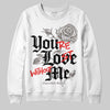 Jordan 4 Retro Cave Stone DopeSkill Sweatshirt You’re Lost Without Me Graphic Streetwear - White