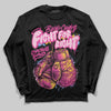 Pink Sneakers DopeSkill Long Sleeve T-Shirt Fight For Right Graphic Streetwear - Black