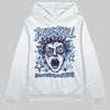 University Blue Sneakers DopeSkill Hoodie Sweatshirt Root of Evil Graphic Streetwear - White