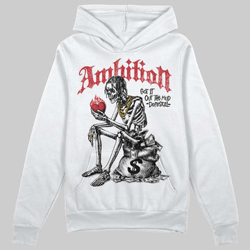 Jordan 4 “Flight Club” DopeSkill Hoodie Sweatshirt Ambition Graphic Streetwear - White