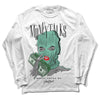 Jordan 1 High OG Green Glow DopeSkill Long Sleeve T-Shirt Money Talks Graphic Streetwear - White