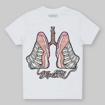 Jordan 11 Low “Legend Pink” DopeSkill Toddler Kids T-shirt Breathe Graphic Streetwear - White