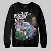 Jordan 3 GS “Cobalt Bliss” DopeSkill Sweatshirt Stressless Graphic Streetwear - Black