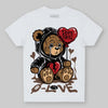 Jordan 9 'Olive' DopeSkill Toddler Kids T-shirt Broken Bear Graphic Streetwear - White