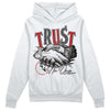 Jordan 13 Retro Playoffs DopeSkill Hoodie Sweatshirt Trust No One Graphic Streetwear - White 