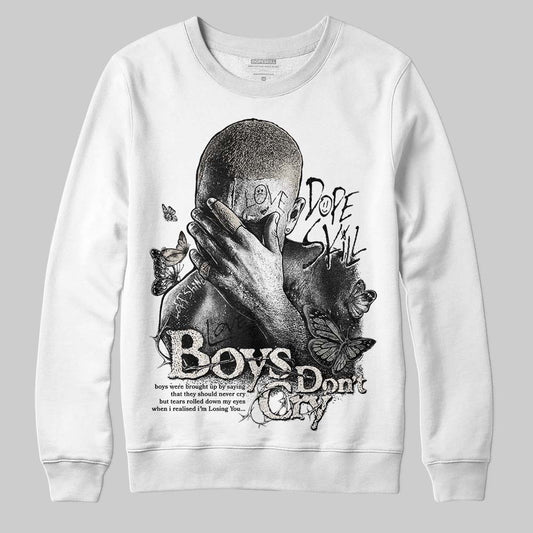 Jordan 3 Retro Pure Money DopeSkill Sweatshirt Boys Don't Cry Graphic Streetwear - WHite