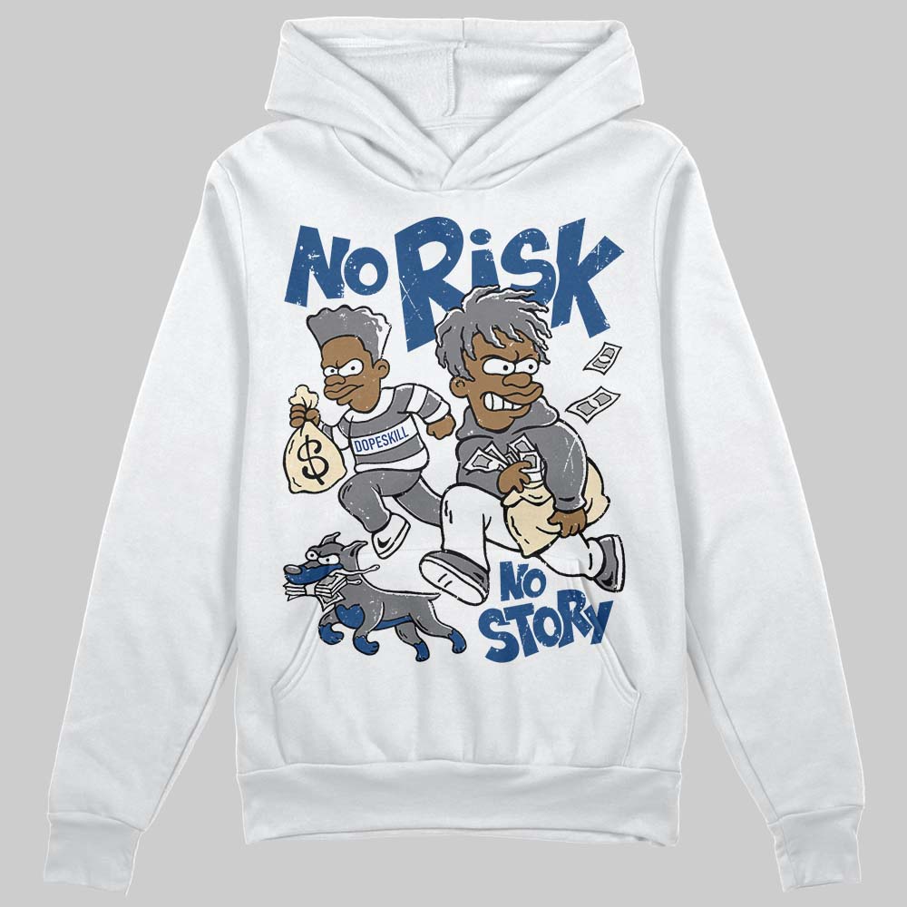 Jordan 9 Retro 'Flint Grey' 2026 DopeSkill Hoodie Sweatshirt No Risk No Story Graphic Streetwear - White