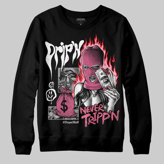 Diesel Pink S - Serendipity Pro-X1 Trainers DopeSkill Sweatshirt Drip'n Never Tripp'n Graphic Streetwear -Black