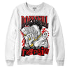 Jordan 12 Retro ‘Gym Red’ DopeSkill Sweatshirt Sorry I've Been Trappin Graphic Streetwear - White