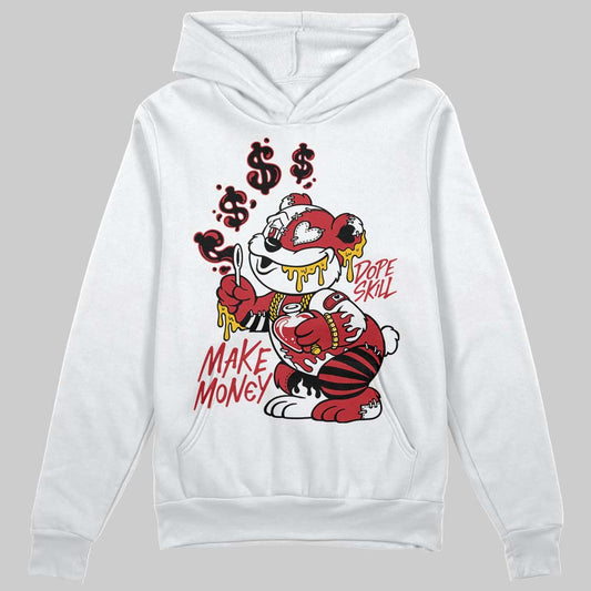Jordan 1 Low OG "Chicago" DopeSkill Hoodie Sweatshirt Make Money Graphic Streetwear  White