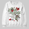 Jordan 4 WMNS “Seafoam” (2025) DopeSkill Sweatshirt New Love Heals Graphic Streetwear - White