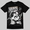 Jordan 4 Retro Cave Stone DopeSkill T-Shirt Certified Lover Graphic Streetwear - Black