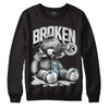 Dunk Low ‘Pure Platinum’ DopeSkill Sweatshirt Sick Bear Graphic Streetwear - Black