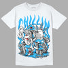 Jordan 2 Low "University Blue" DopeSkill T-Shirt Chillin Graphic Streetwear - White