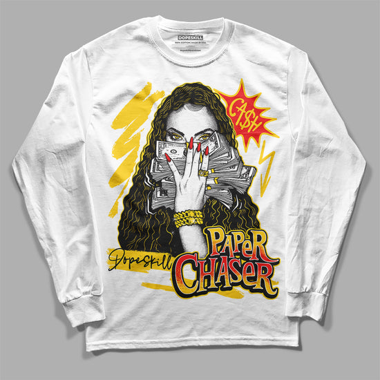 Yellow Sneakers DopeSkill Long Sleeve T-Shirt NPC Graphic Streetwear - White