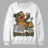 Jordan 5 "Olive" DopeSkill Sweatshirt Born To Be Rich Graphic Streetwear - White