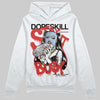 Jordan 6 “Reverse Infrared” DopeSkill Hoodie Sweatshirt Stay It Busy Graphic Streetwear - White