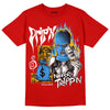 Red Sneakers DopeSkill Red T-Shirt Drip'n Never Tripp'n Graphic Streetwear