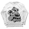 Jordan 1 Low OG “Shadow” DopeSkill Long Sleeve T-Shirt Bear Steals Sneaker Graphic Streetwear - White 