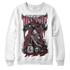 Jordan 1 Retro High OG “Team Red” DopeSkill Sweatshirt Life or Die Graphic Streetwear - White