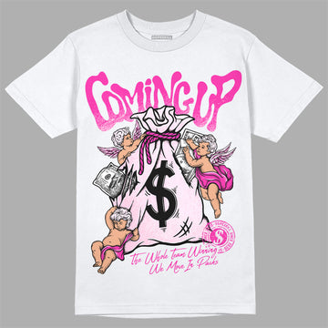 Dunk Low GS 'Triple Pink' DopeSkill T-Shirt Money Bag Coming Up Graphic Streetwear - White 