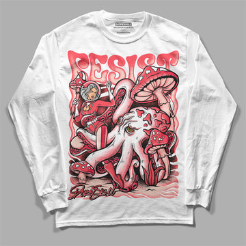 Jordan 6 Low Atmosphere DopeSkill Long Sleeve T-Shirt Resist Graphic Streetwear - White 