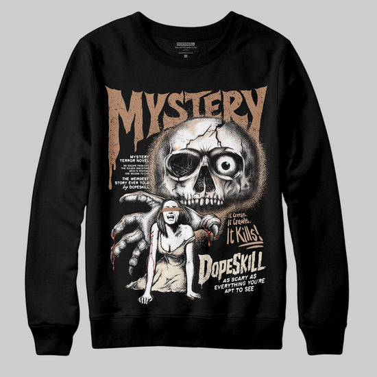 Jordan 4 Retro Cozy Girl DopeSkill Sweatshirt Mystery Ghostly Grasp Graphic Streetwear - Black