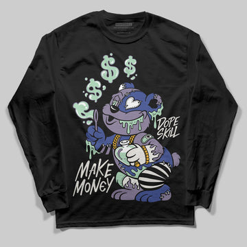 Jordan 1 Retro Low OG Zion Williamson Voodoo Alternate DopeSkill Long Sleeve T-Shirt Make Money Graphic Streetwear - Black