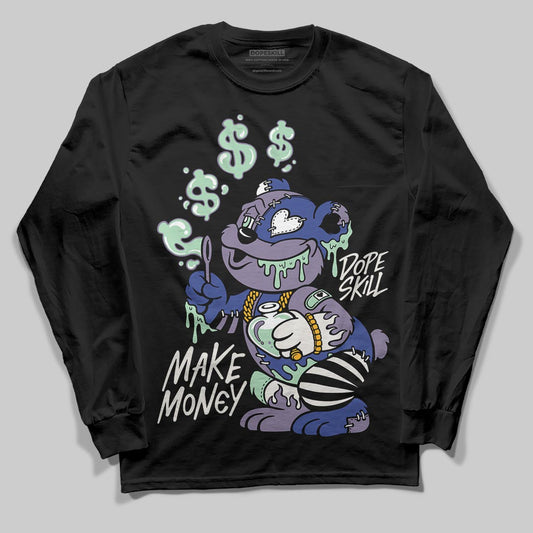Jordan 1 Retro Low OG Zion Williamson Voodoo Alternate DopeSkill Long Sleeve T-Shirt Make Money Graphic Streetwear - Black