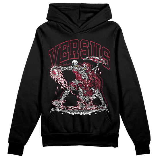 Jordan 1 Retro High '85 OG Metallic Burgundy DopeSkill Hoodie Sweatshirt VERSUS Graphic Streetwear - black