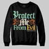 SB Dunk Low Rodeo Tourmaline DopeSkill Sweatshirt Protect Me From Evil Graphic Streetwear - black