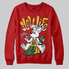Red Sneakers DopeSkill Sweatshirt Slow Life Graphic Streetwear - Red