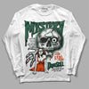 Dunk Team Dark Green Orange DopeSkill Long Sleeve T-Shirt Mystery Ghostly Grasp Graphic Streetwear - White