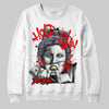 Jordan 13 Retro 'Black Flint' DopeSkill Sweatshirt Hold My Own Graphic Streetwear - White 