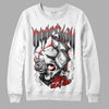 Jordan Spizike Low Bred DopeSkill Sweatshirt Money On My Mind Graphic Streetwear - White 