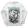 Jordan 1 High OG Green Glow DopeSkill Long Sleeve T-Shirt Money On My Mind Graphic Streetwear - White