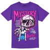 Jordan 13 Court Purple DopeSkill Purple T-Shirt Mystery Ghostly Grasp Graphic Streetwear