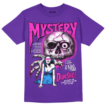 Jordan 13 Court Purple DopeSkill Purple T-Shirt Mystery Ghostly Grasp Graphic Streetwear