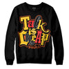 Yellow Sneakers DopeSkill Sweatshirt Talk Is Chip Graphic Streetwear - Black