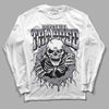 Jordan 14 Retro 'Stealth' DopeSkill Long Sleeve T-Shirt Trapped Halloween Graphic Streetwear - White