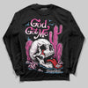 Dunk Low Triple Pink DopeSkill Long Sleeve T-Shirt God Got Me Graphic Streetwear - Black