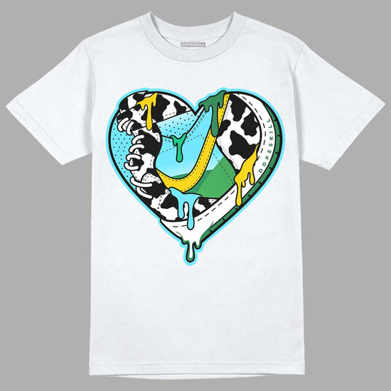 Dunk Low Ben & Jerry’s Chunky Dunky DopeSkill T-Shirt Heart Jordan Graphic Streetwear - White