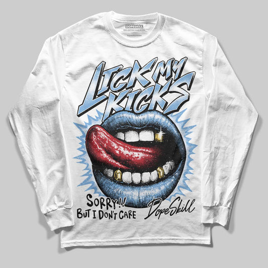 Jordan 12 Retro 'Melo' DopeSkill Long Sleeve T-Shirt Lick My Kicks Graphic Streetwear - White