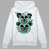 Jordan 3 "Green Glow" DopeSkill Hoodie Sweatshirt New Double Bear Graphic Streetwear - White 