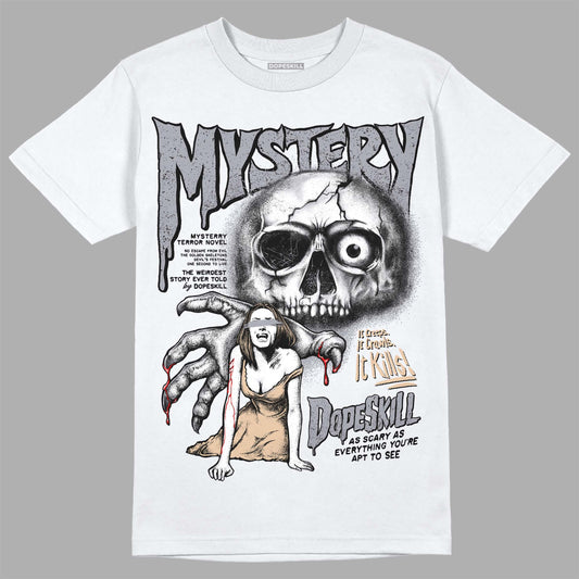 Jordan 4 Retro Frozen Moments DopeSkill T-Shirt Mystery Ghostly Grasp Graphic Streetwear - White