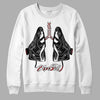 Jordan 14 "Black/White" DopeSkill Sweatshirt Breathe Graphic Streetwear - White 