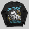 Jordan 11 Retro Gamma Blue (2025) DopeSkill Long Sleeve T-Shirt Outlast Graphic Streetwear - black