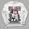 Jordan 14 "Black/White" DopeSkill Long Sleeve T-Shirt Real Lover Graphic Streetwear - White